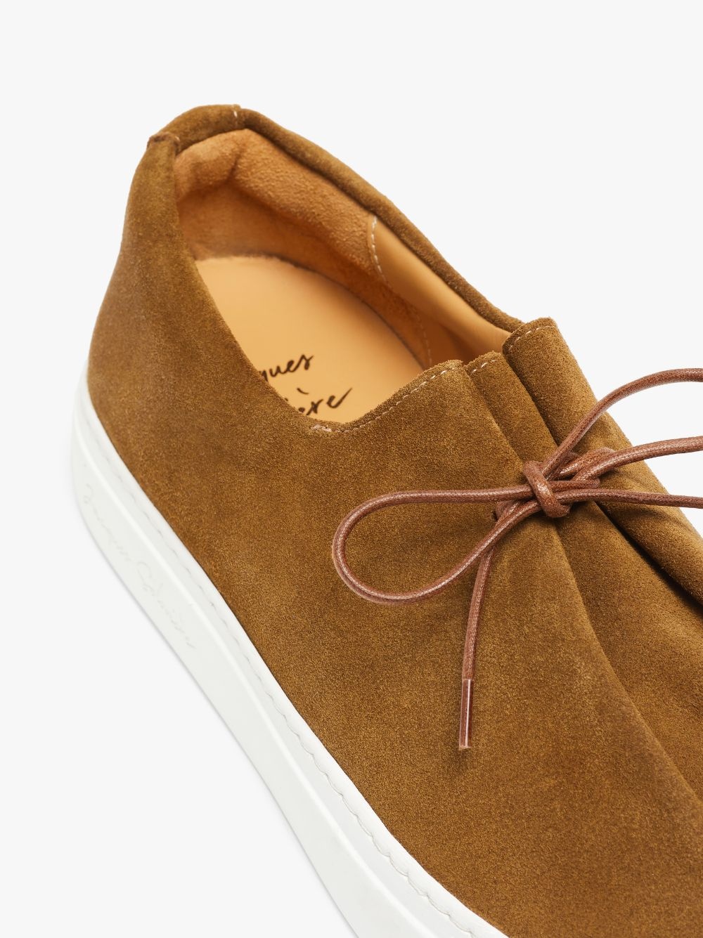 JACQUES SOLOVIÈRE TOBACCO SUEDE SNEAKERS - 5
