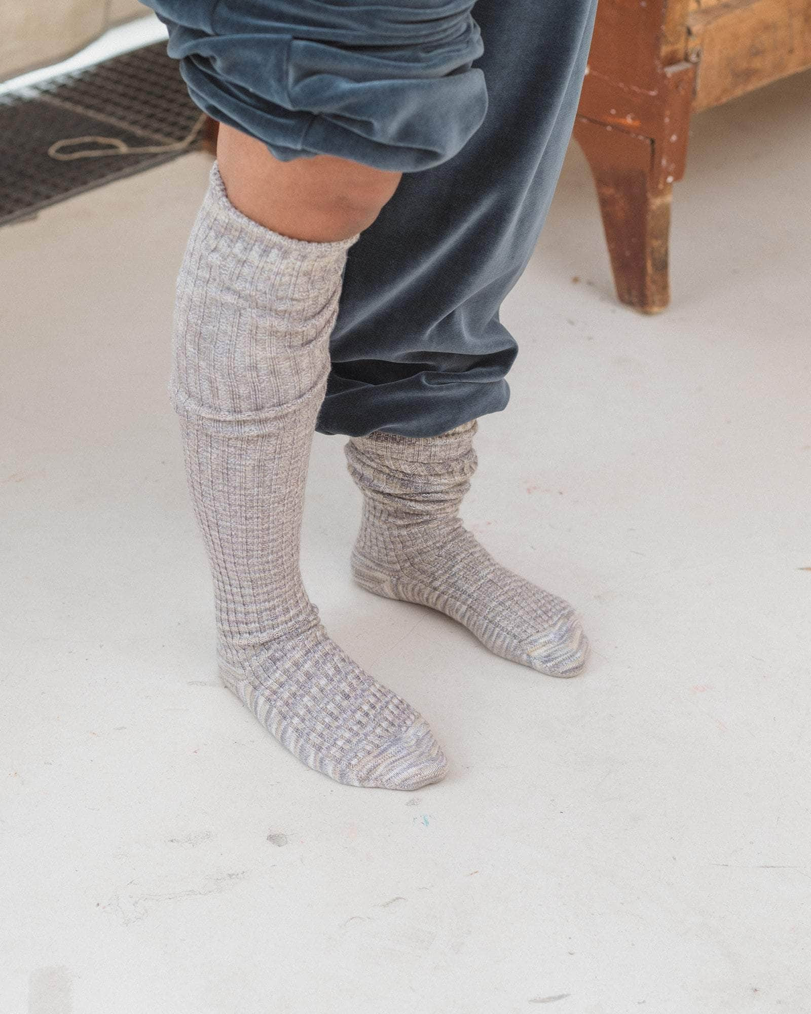 Twist Overknee Socks - Organic Cotton Rib - 3