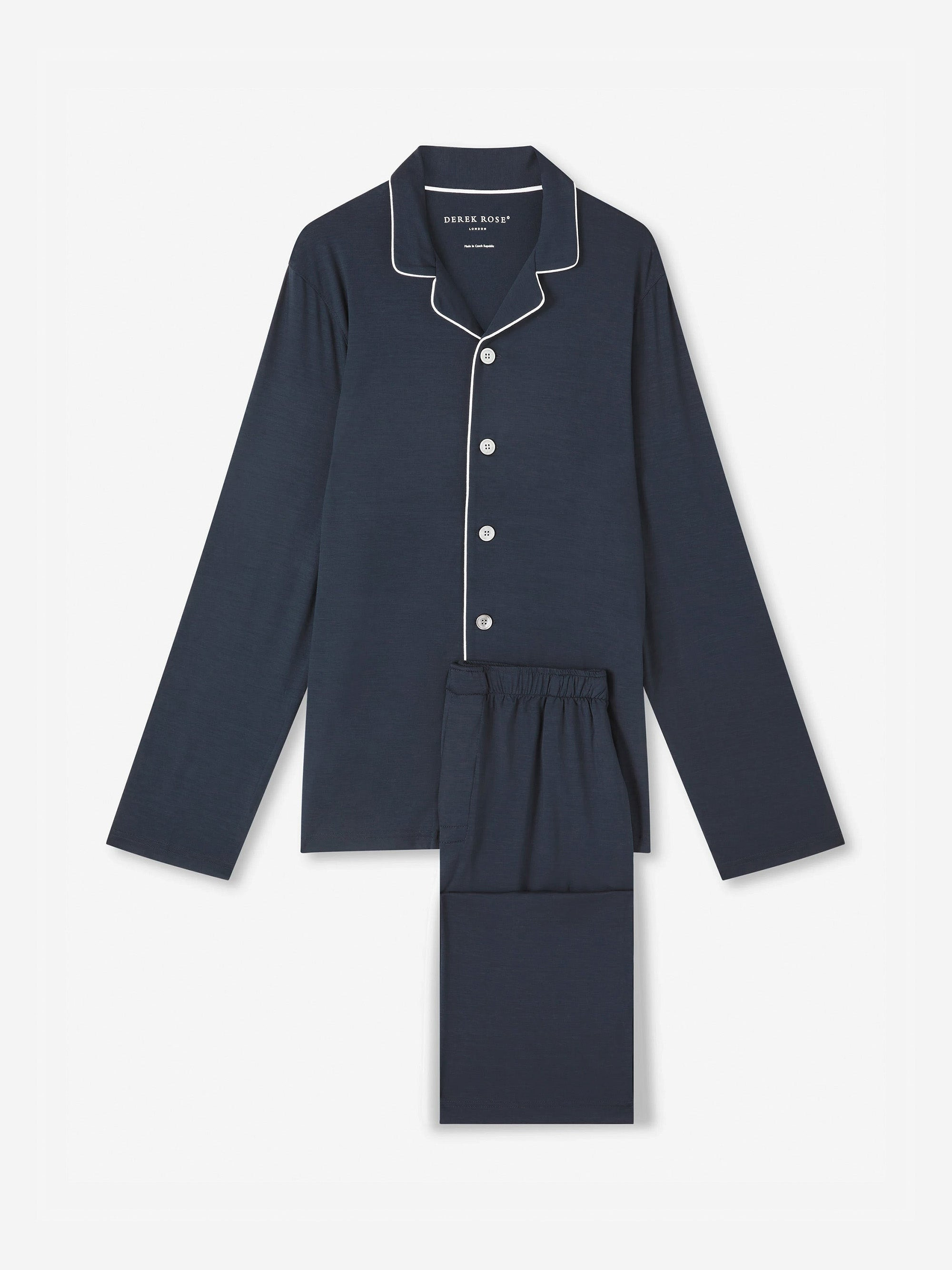 Men's Pyjamas Basel Micro Modal Stretch Navy - 2