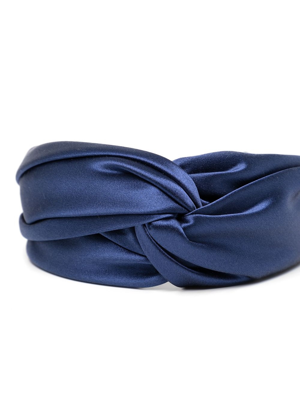 twist-detail silk headband - 3