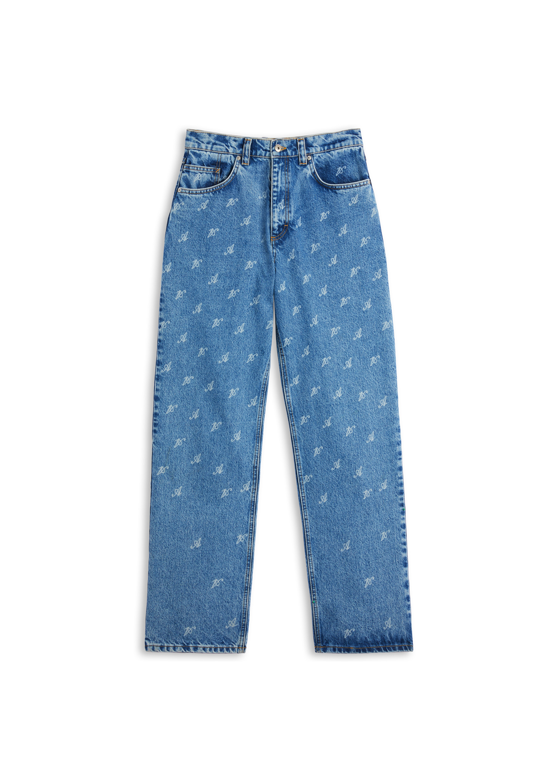 Faded Signature Zine Jeans - 1