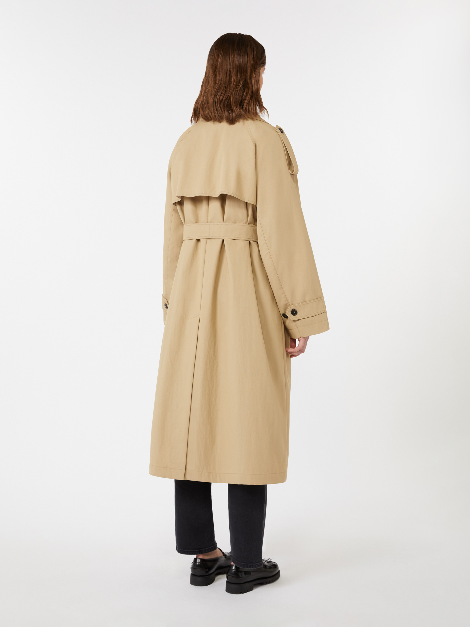 GHIA Water-repellent gabardine trench coat - 4