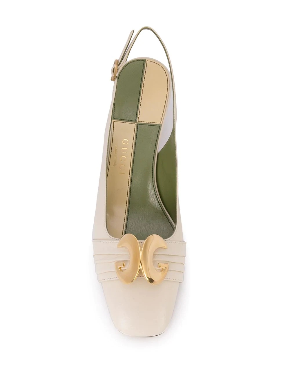 Half Moon GG slingback pumps - 4