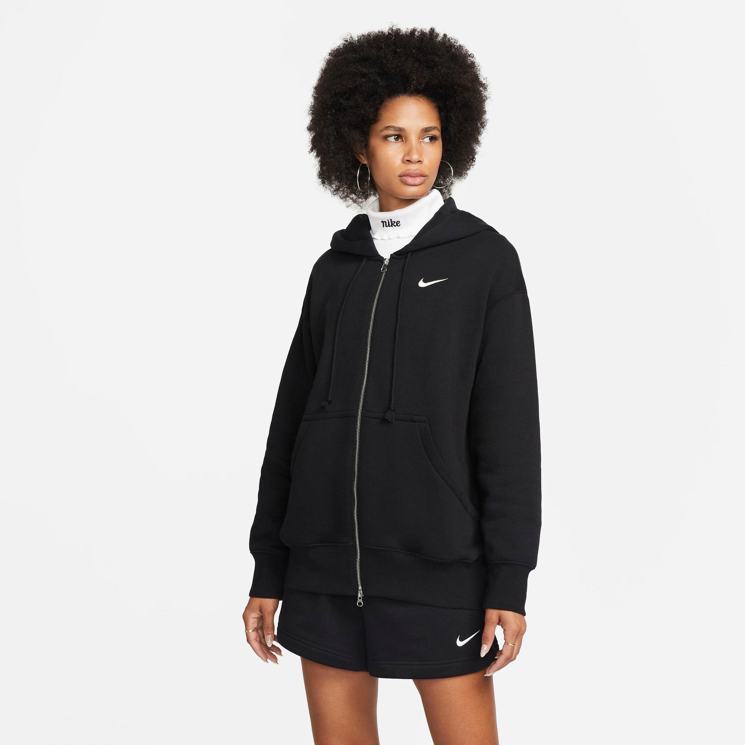 WOMEN'S NIKE SPORTSWEAR PHOENIX FLEECE OVERSIZED FULL-ZIP HOODIE - 1