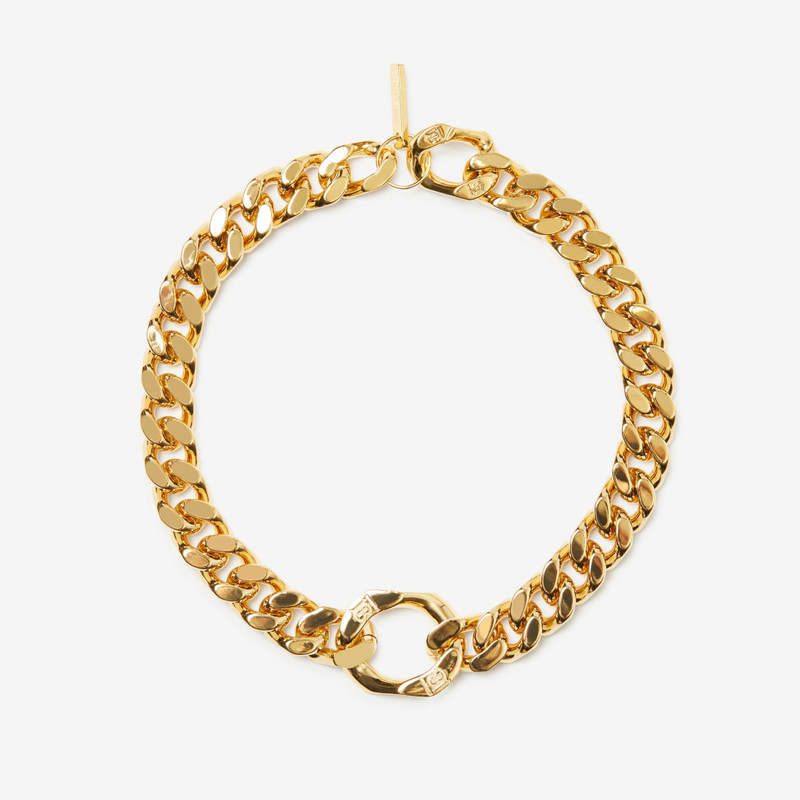 Gold-plated Chain-link Necklace 1