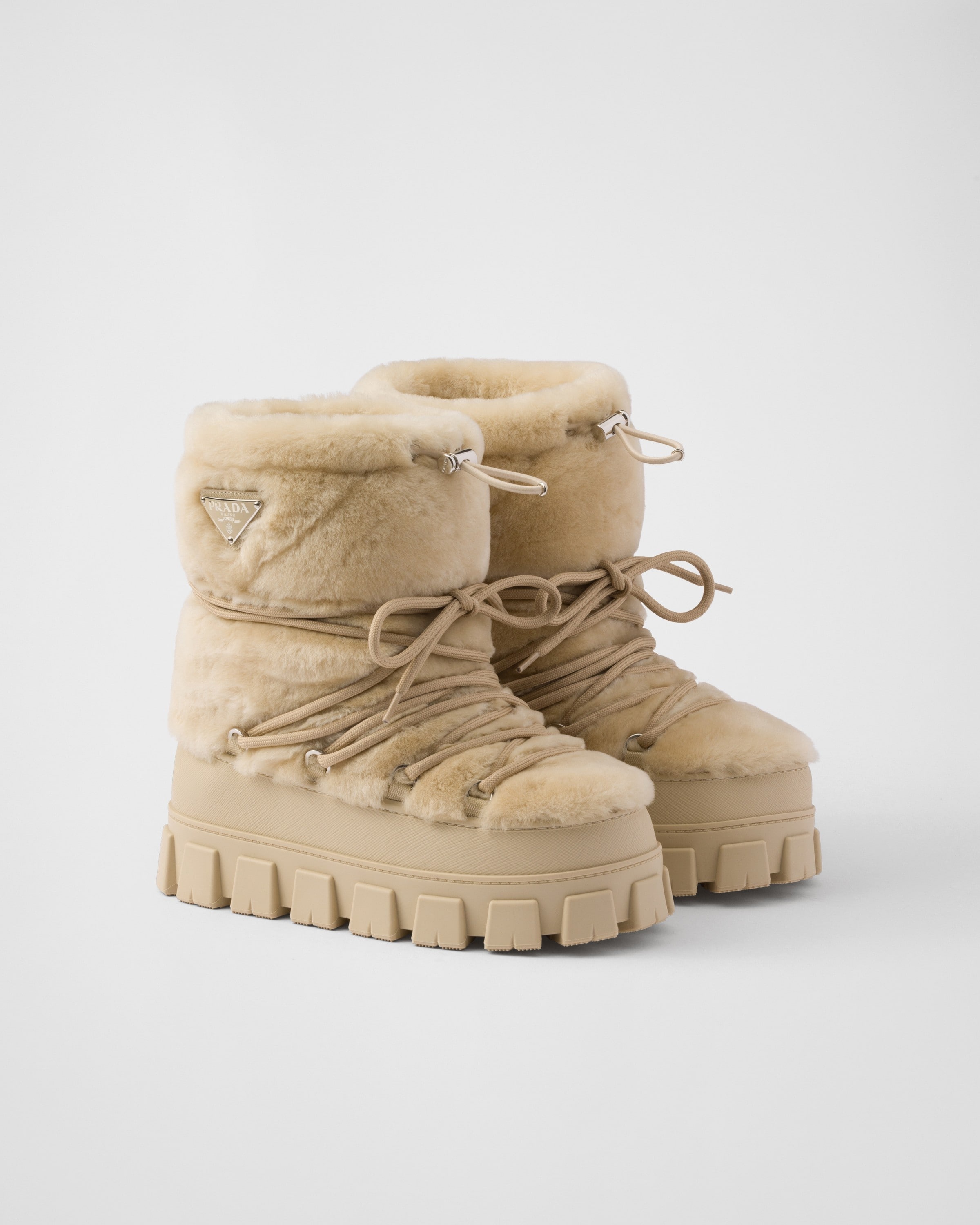 Shearling après ski booties - 1