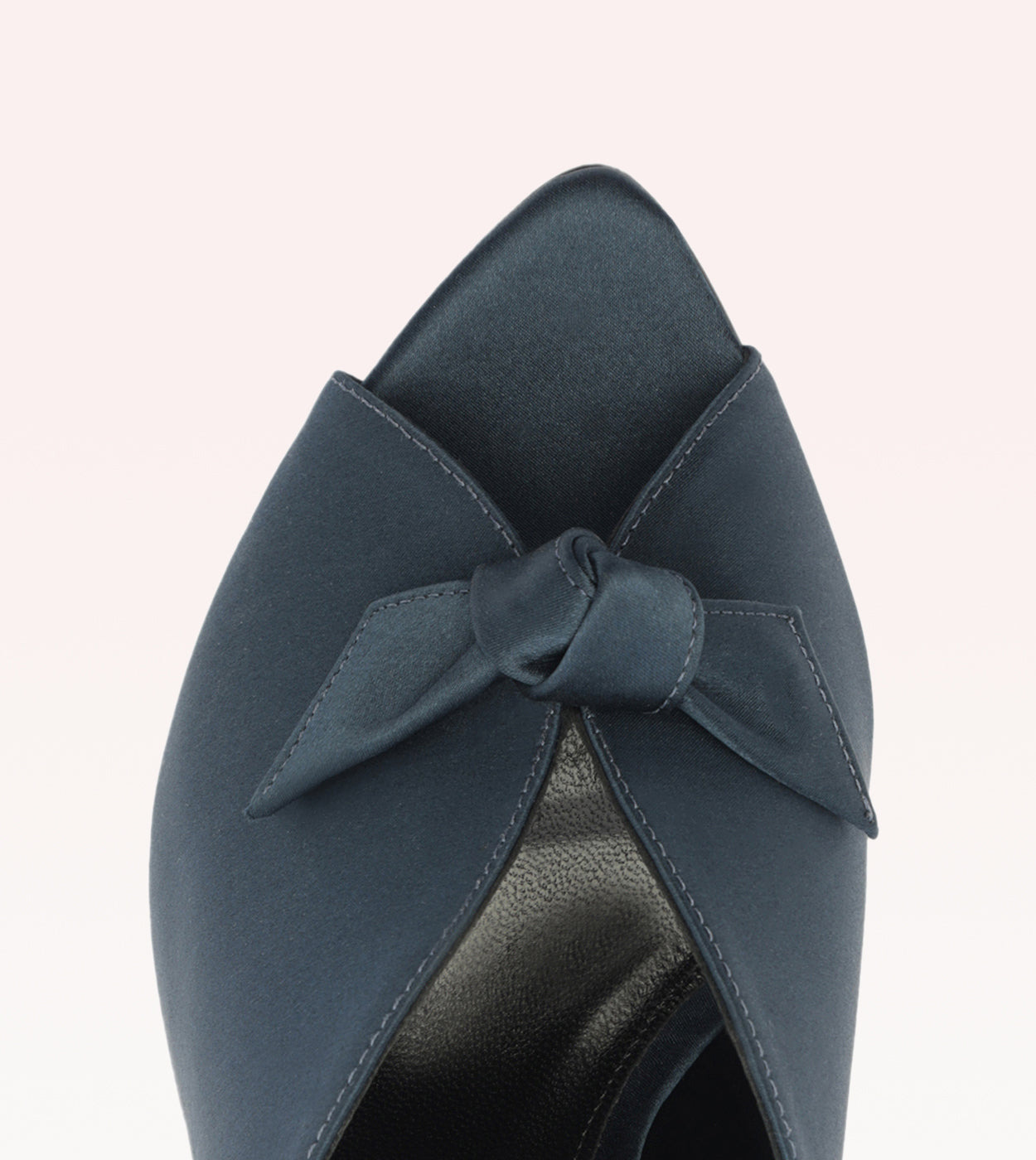 CLARITA VAMP 85 SATIN NAVY BLUE - 3
