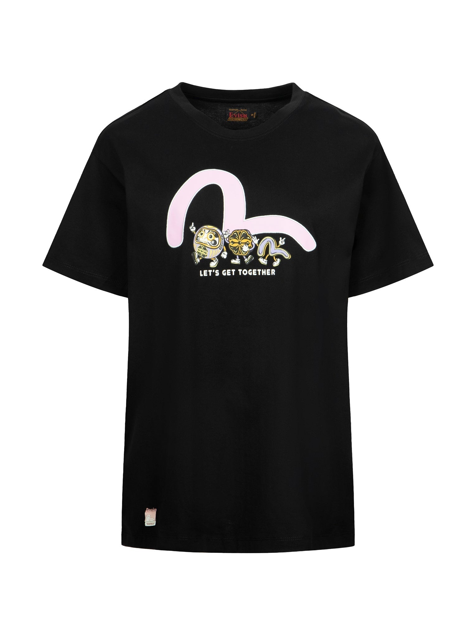 MULTI PRINT BOYFRIEND T-SHIRT - 13
