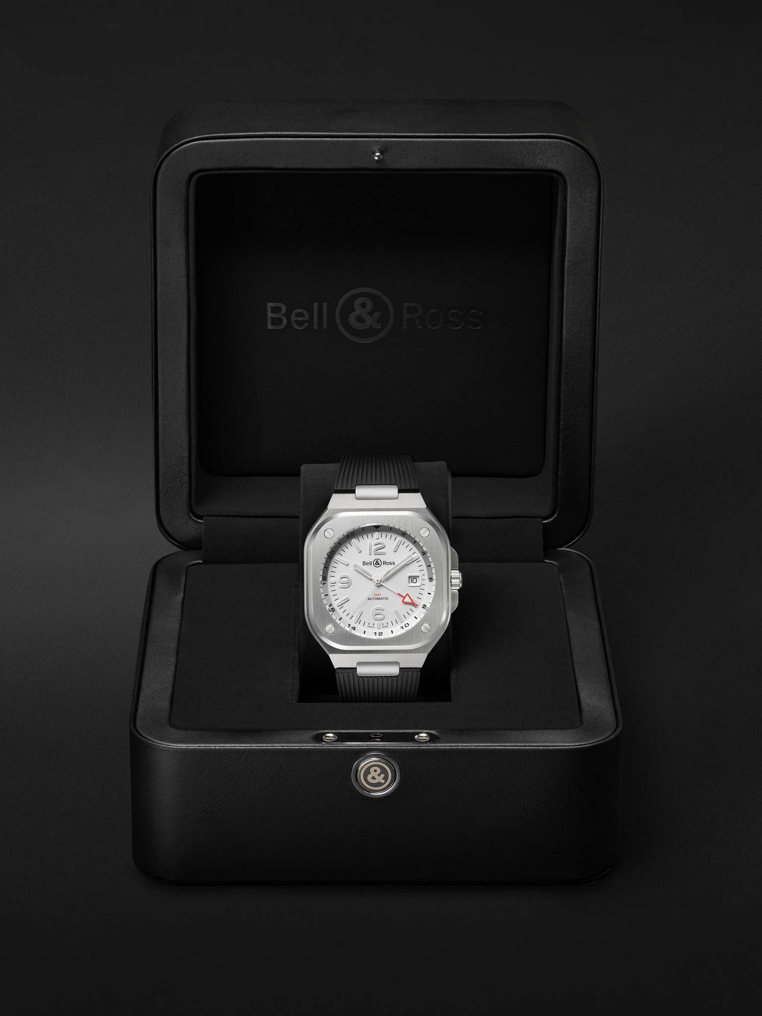 BR 05 Automatic 41mm Stainless Steel and Rubber Watch, Ref. No. BR05G-SI-ST/SRB BU23NOV - 8