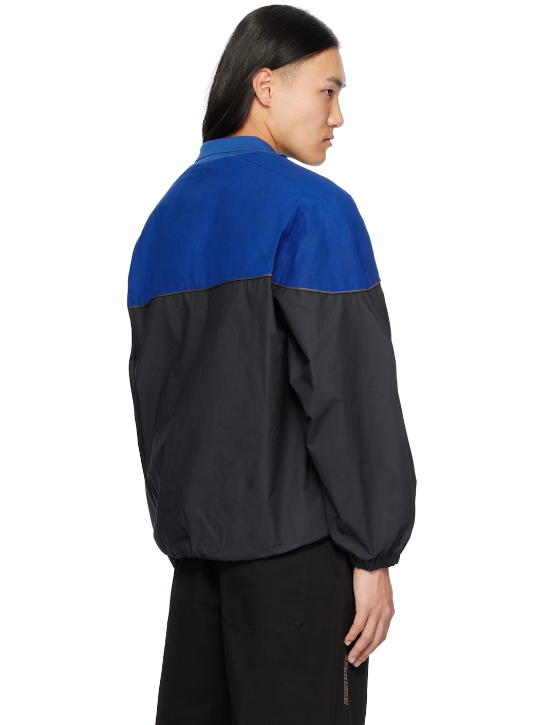 Blue & Black Pullover Polo - 3