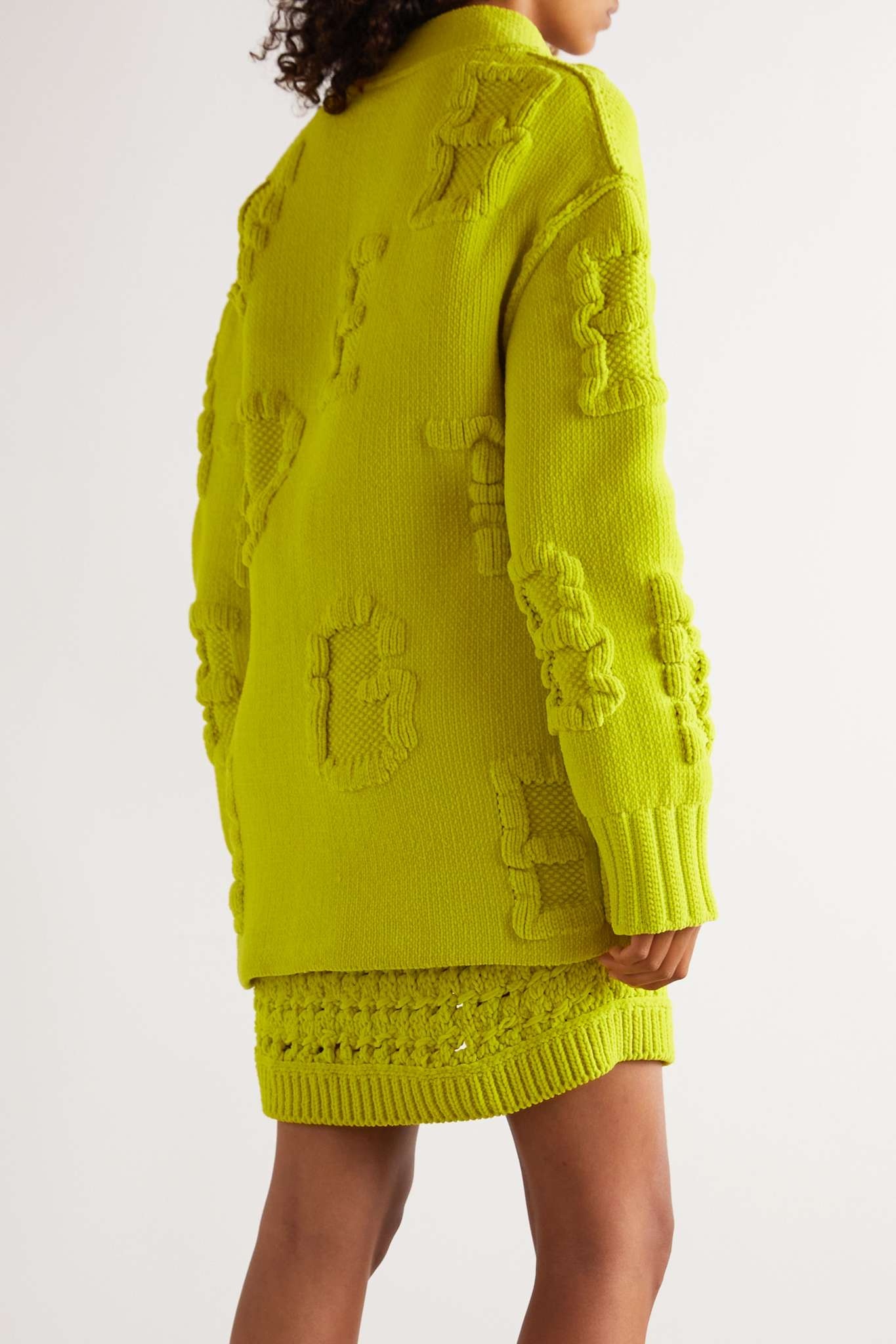Chenille cardigan - 3