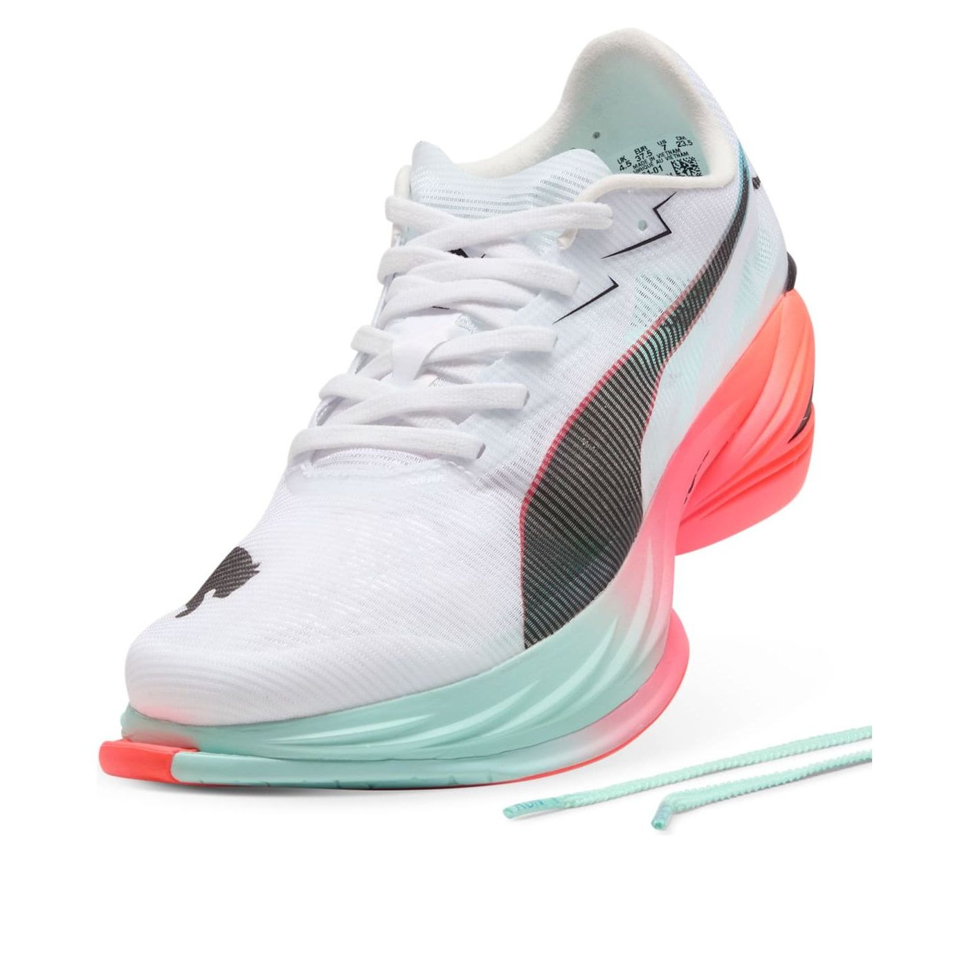(WMNS) PUMA Fast-R Nitro Elite 3 'White Glowing Red Mint' 312061-01 - 3