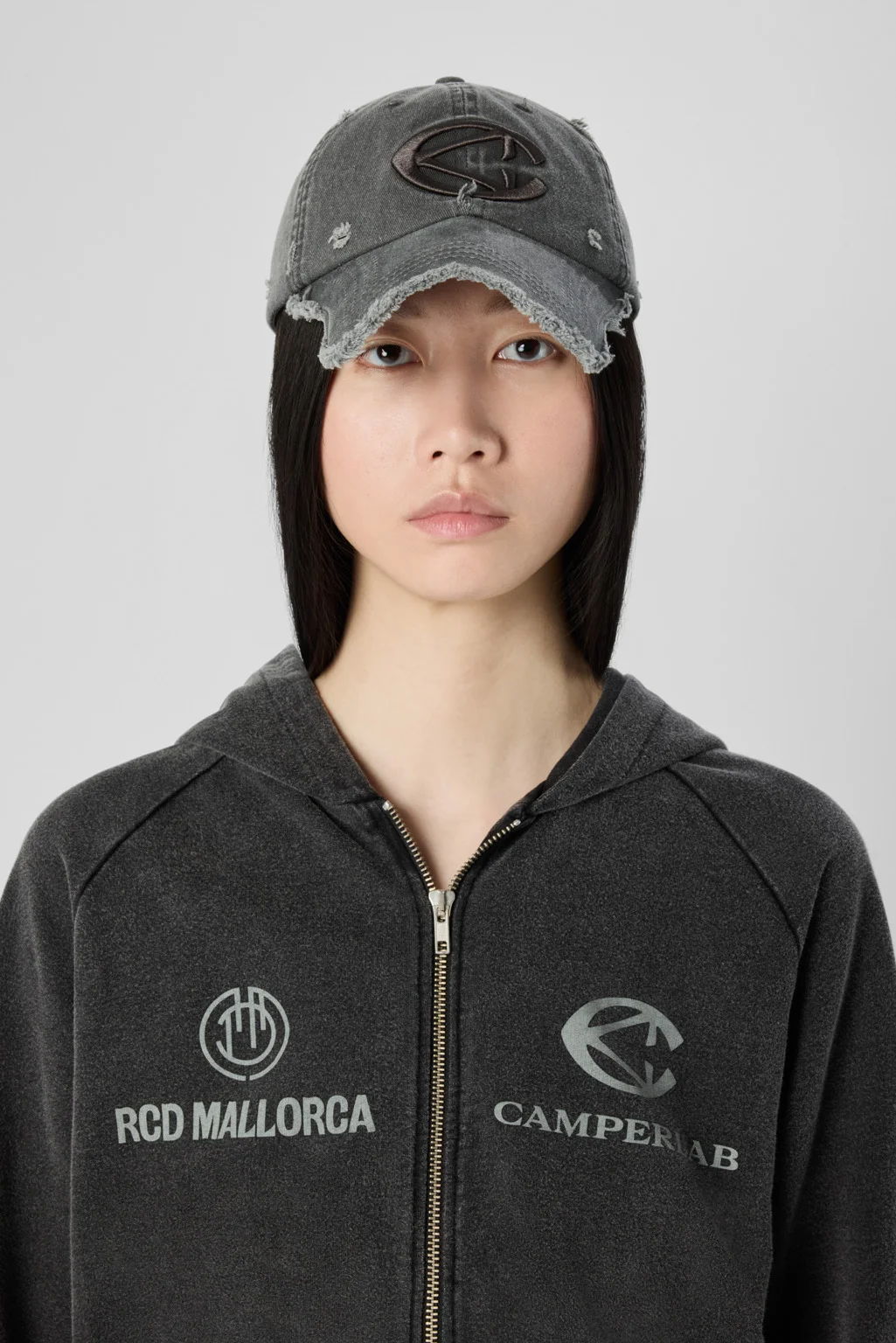 RCD MALLORCA CAP RCD Mallorca Cap in Faded Black - 1
