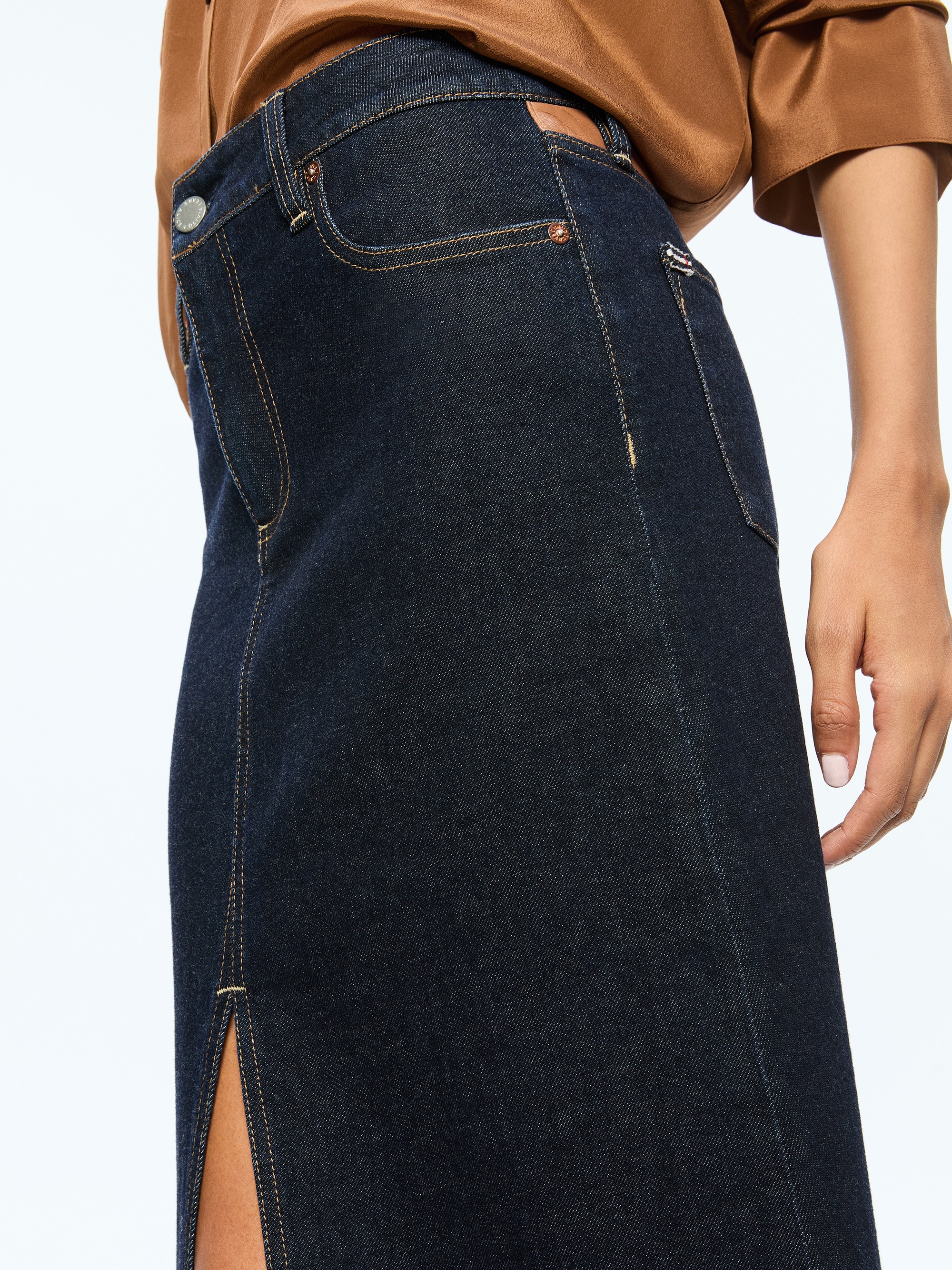RYE HIGH RISE SKIRT WITH VEGAN COMBO - 5