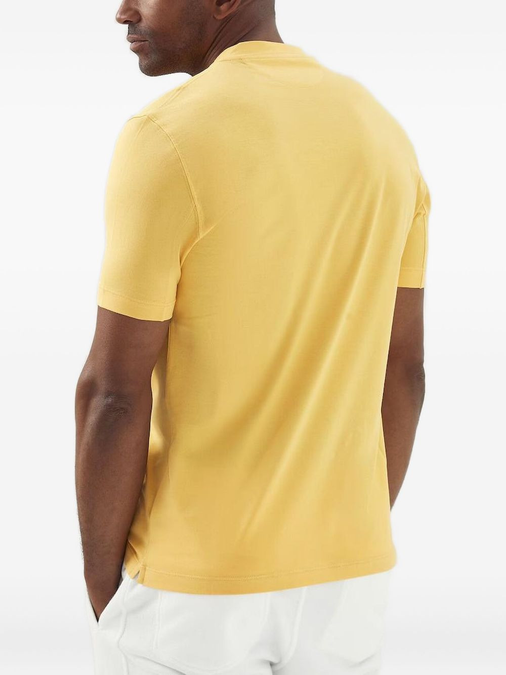 logo-embroidered cotton T-shirt - 2