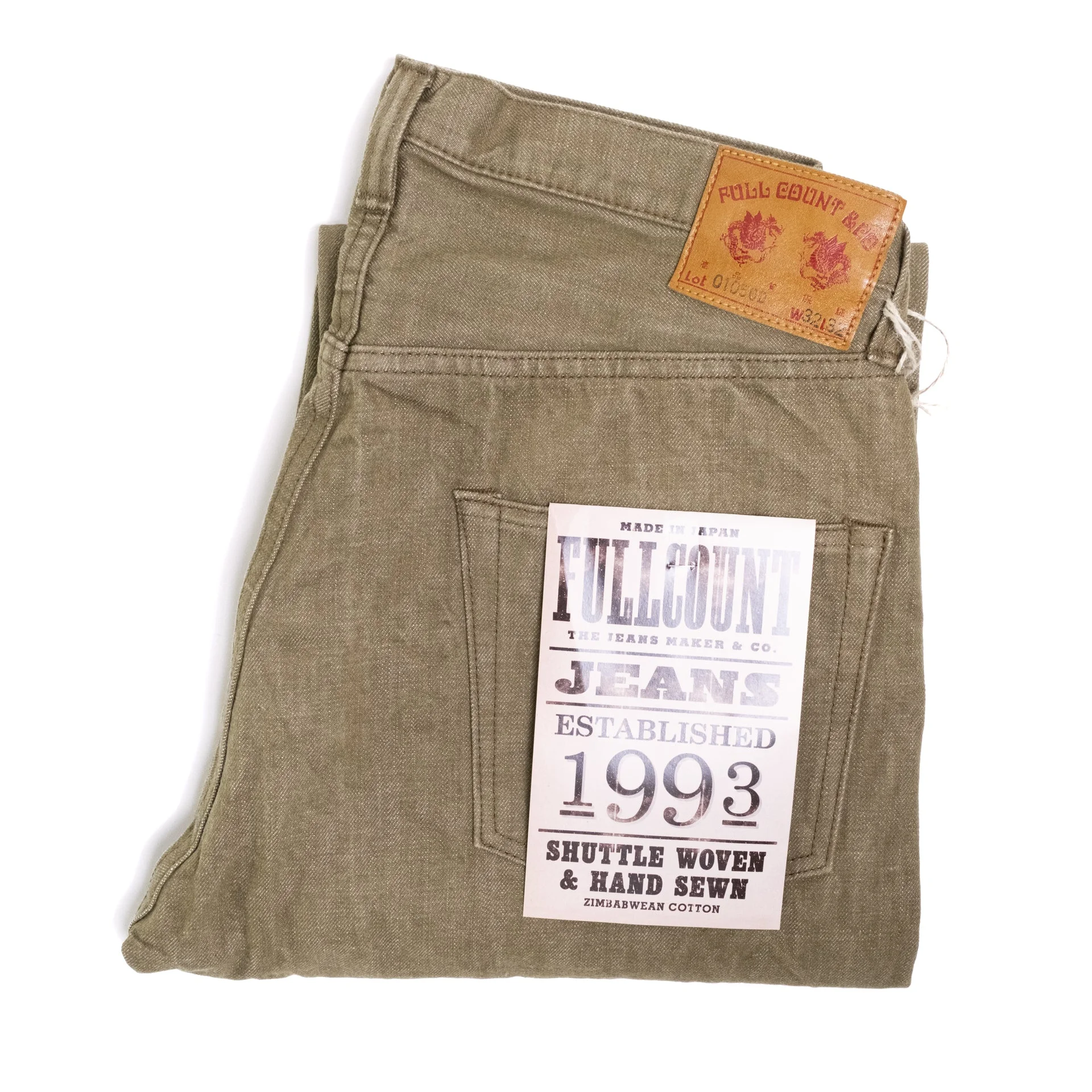 0105OD Wide Denim Olive Drab (Limited Union Show Piece) - 1