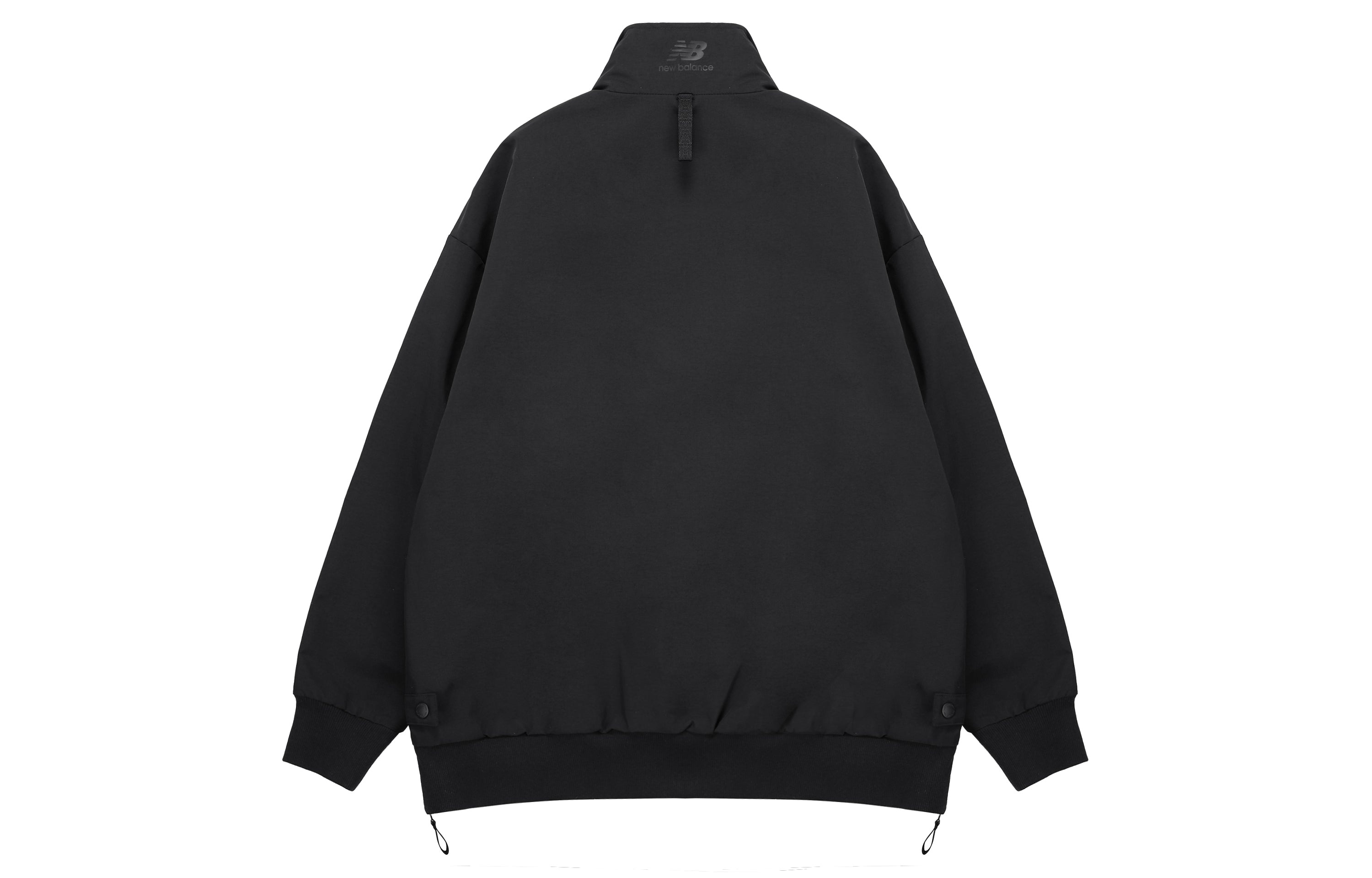New Balance Multiple Pockets Cargo Windproof Sports Logo Jacket Black AMJ13384-BK - 2