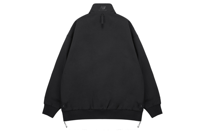 New Balance New Balance Multiple Pockets Cargo Windproof Sports Logo Jacket Black AMJ13384-BK outlook