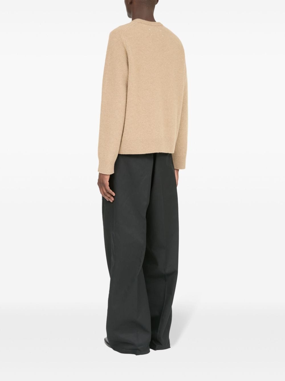 crew-neck wool jumper - 5