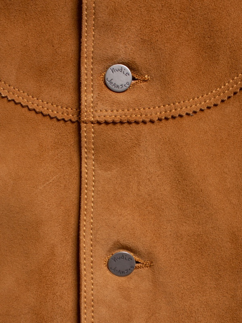 Muddy Nubuck Jacket Camel 5