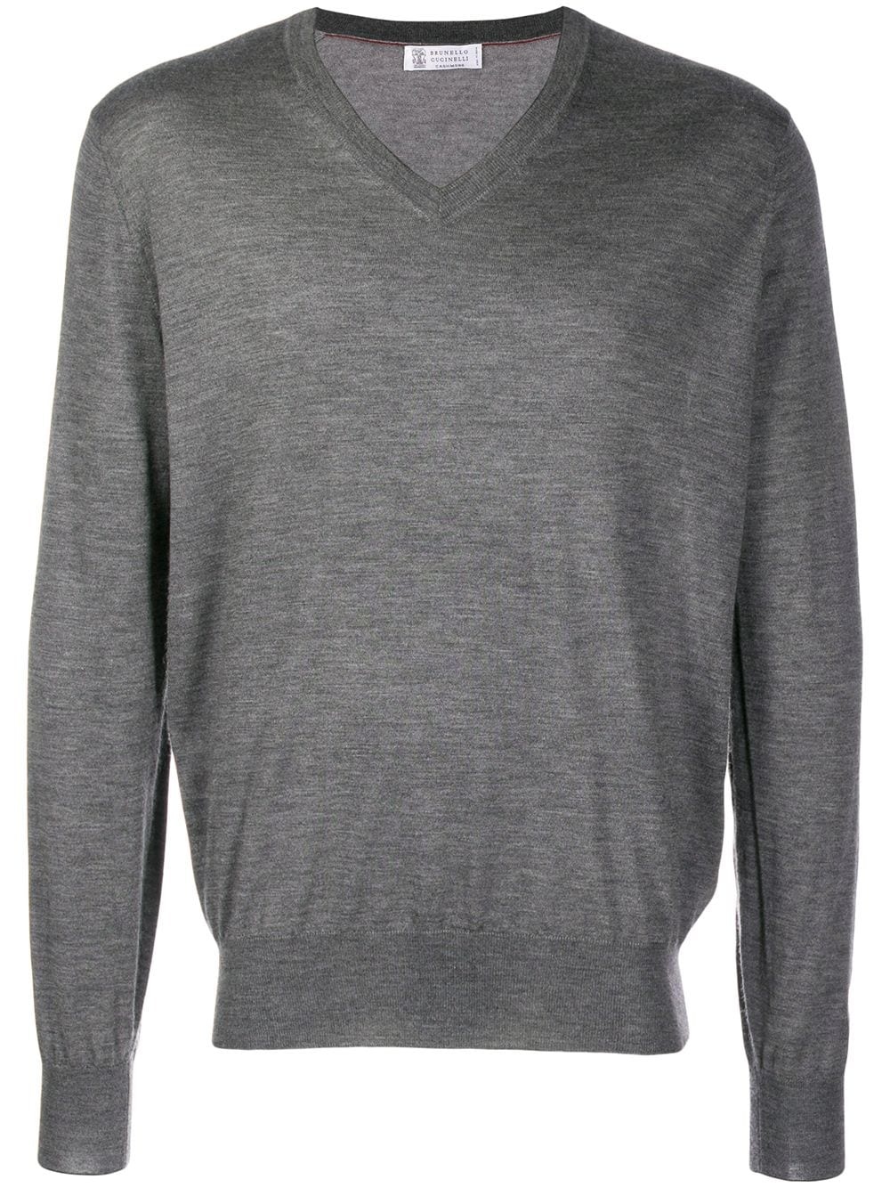 v-neck knit jumper - 1