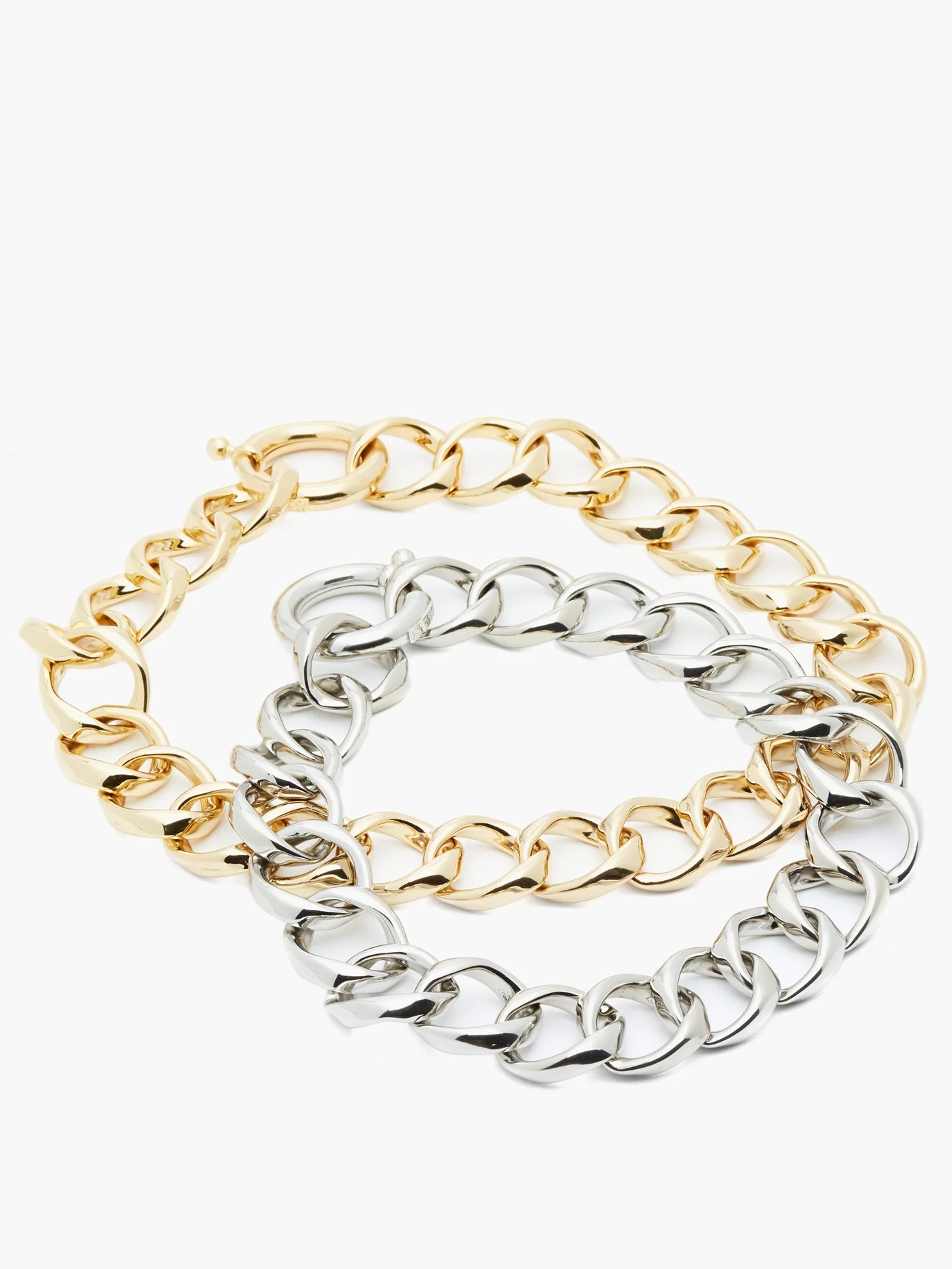 Binari two-tone chain choker - 5