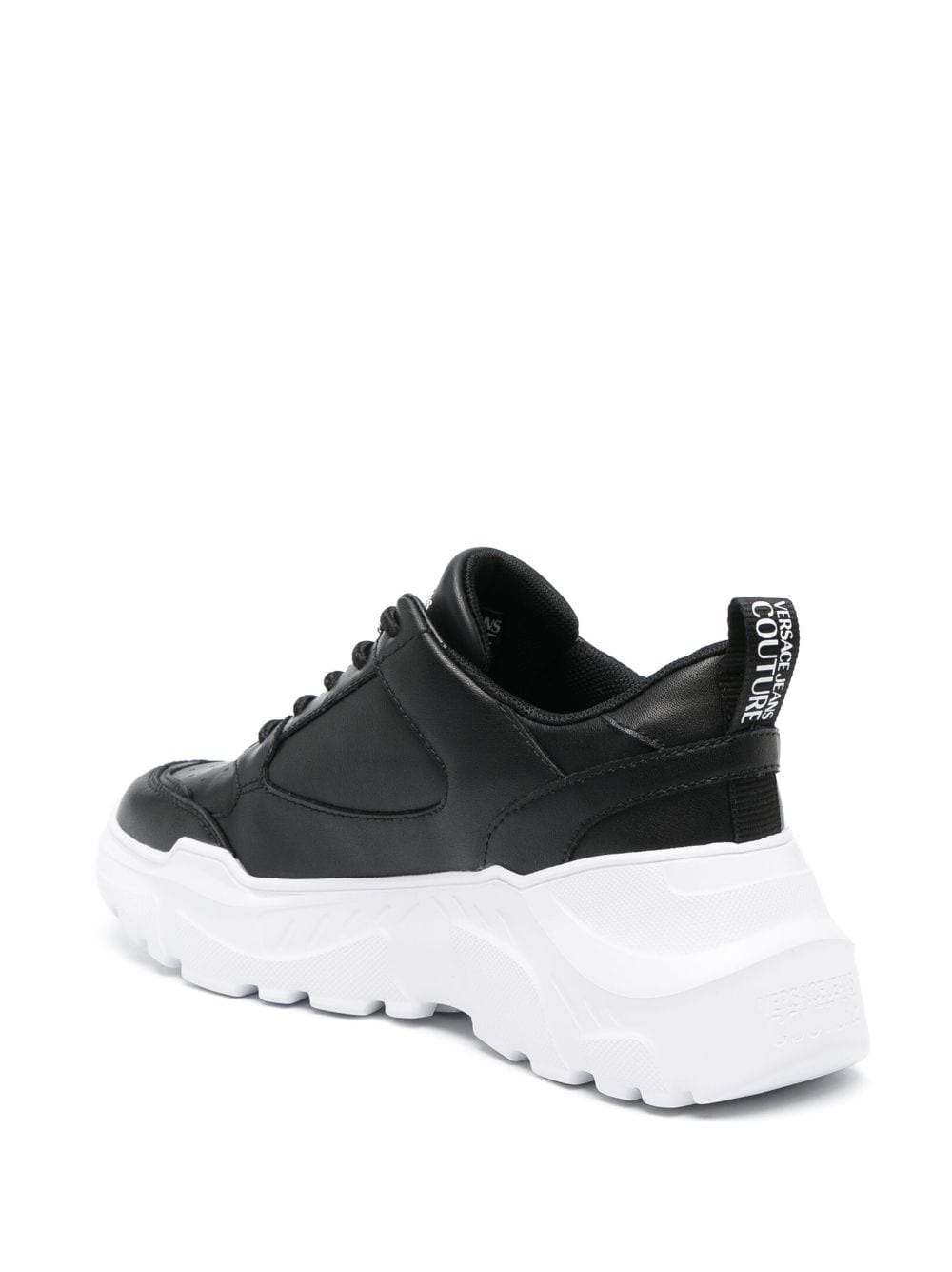 logo-patch low-top sneakers - 3