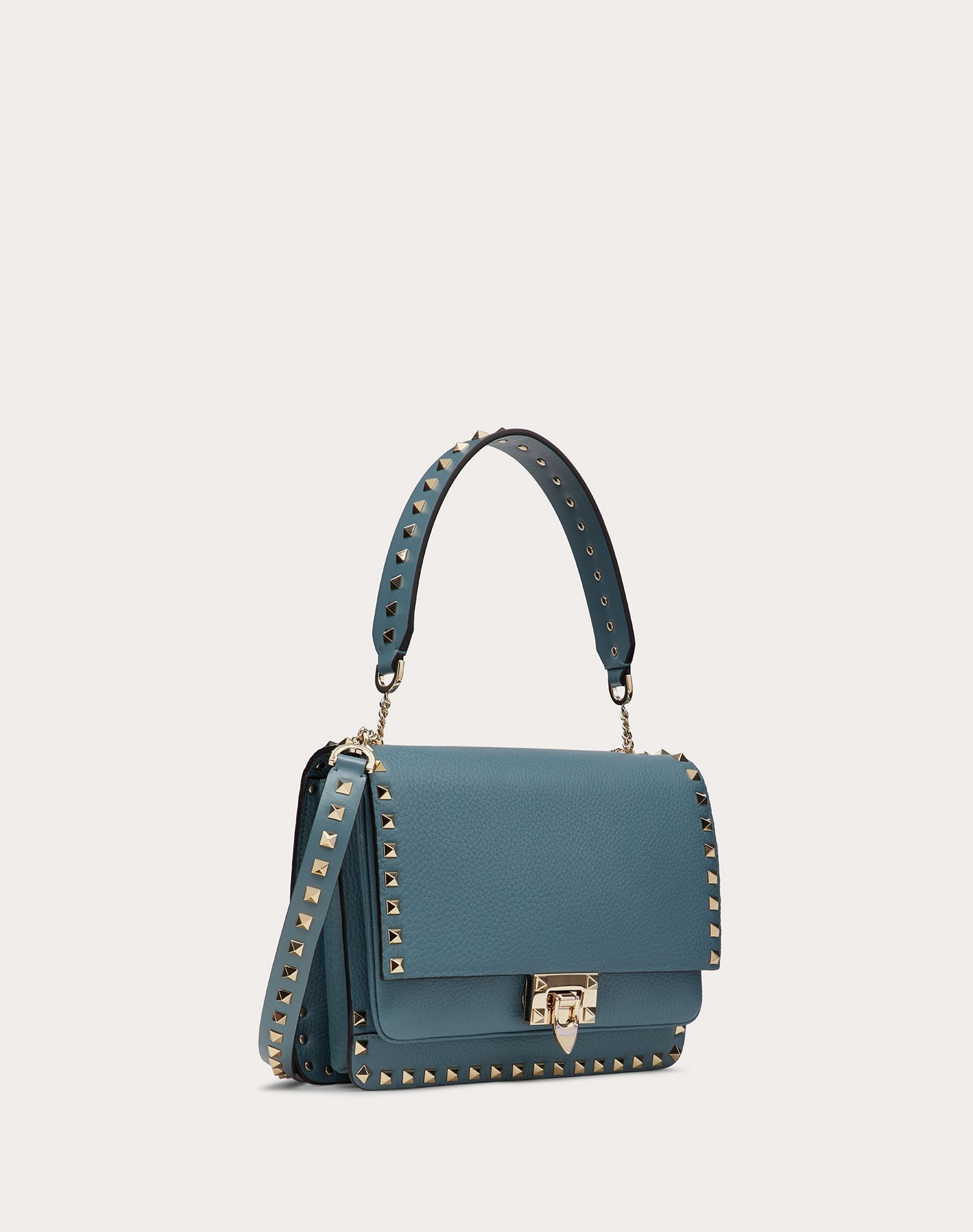 Rockstud Grainy Calfskin Crossbody Bag - 2