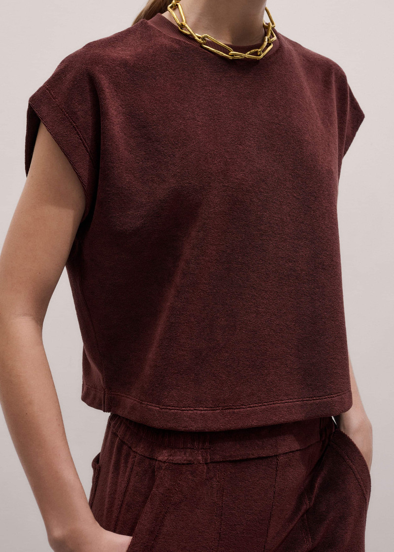 ME+EM Cap Sleeve Crop Tee outlook