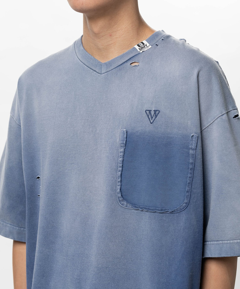 Sun Faded Like V-neck T-shirt 15