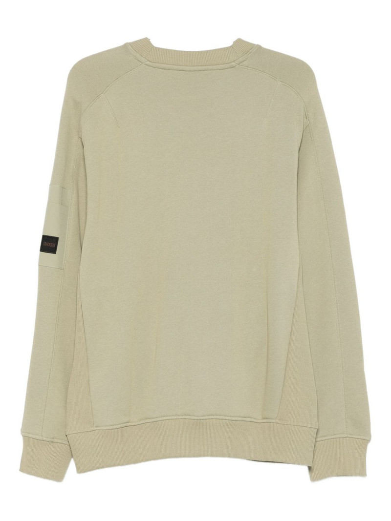BOSS logo-embroidered sweatshirt outlook
