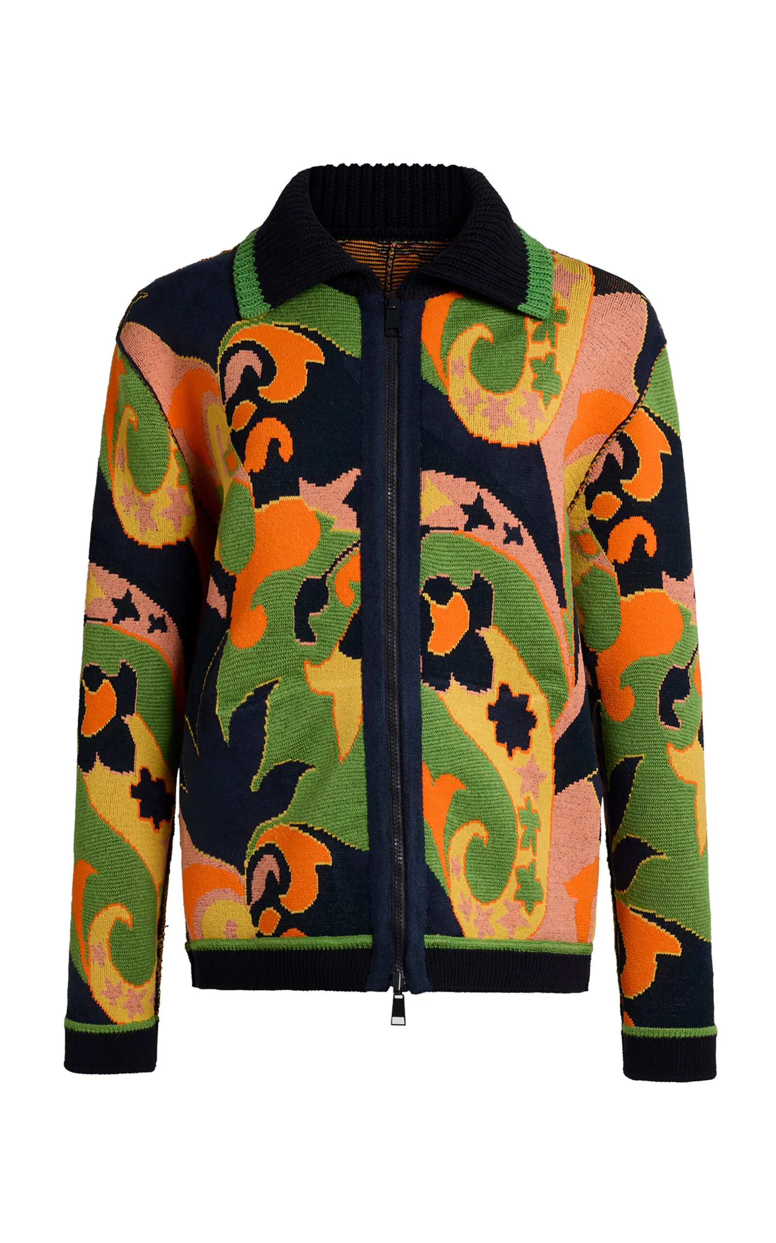 Zipped Knit Cardigan multi - 1