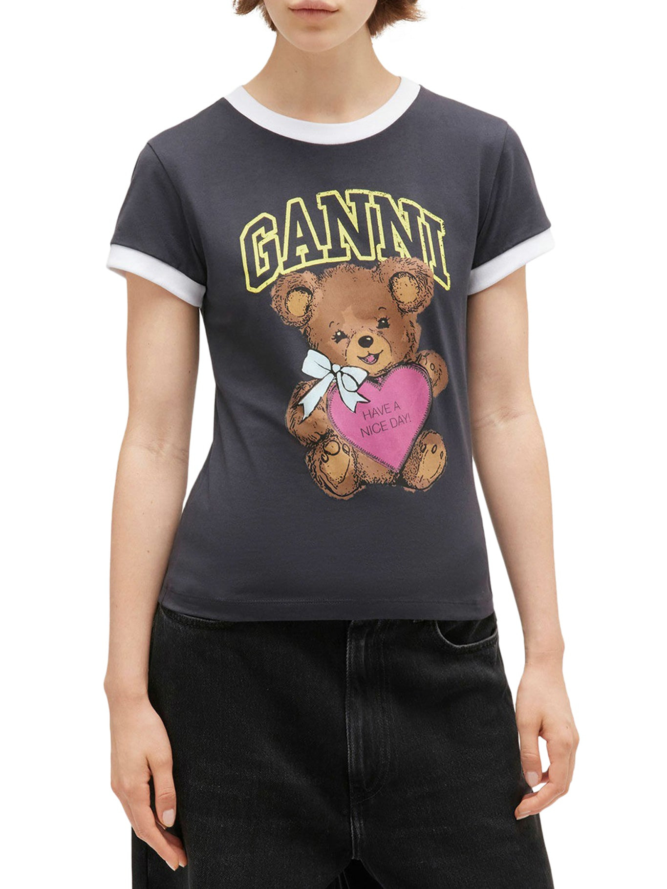 COTTON T-SHIRT WITH PRINT - 3