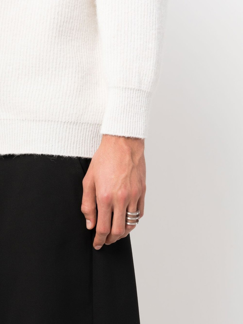 TOM WOOD Vault Triple ring outlook