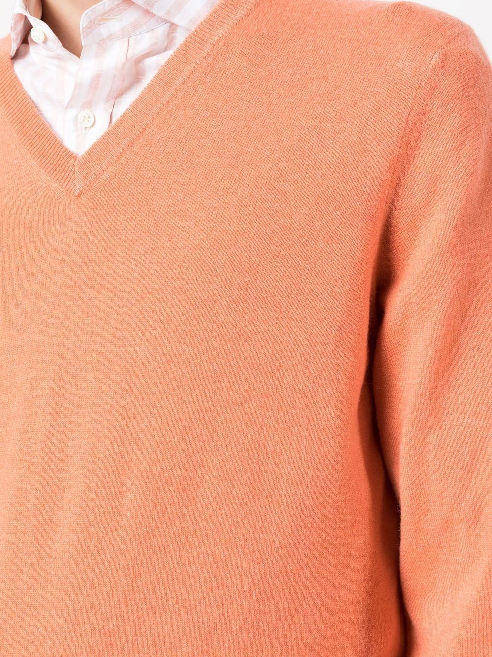 V-neck cashmere jumper - 5