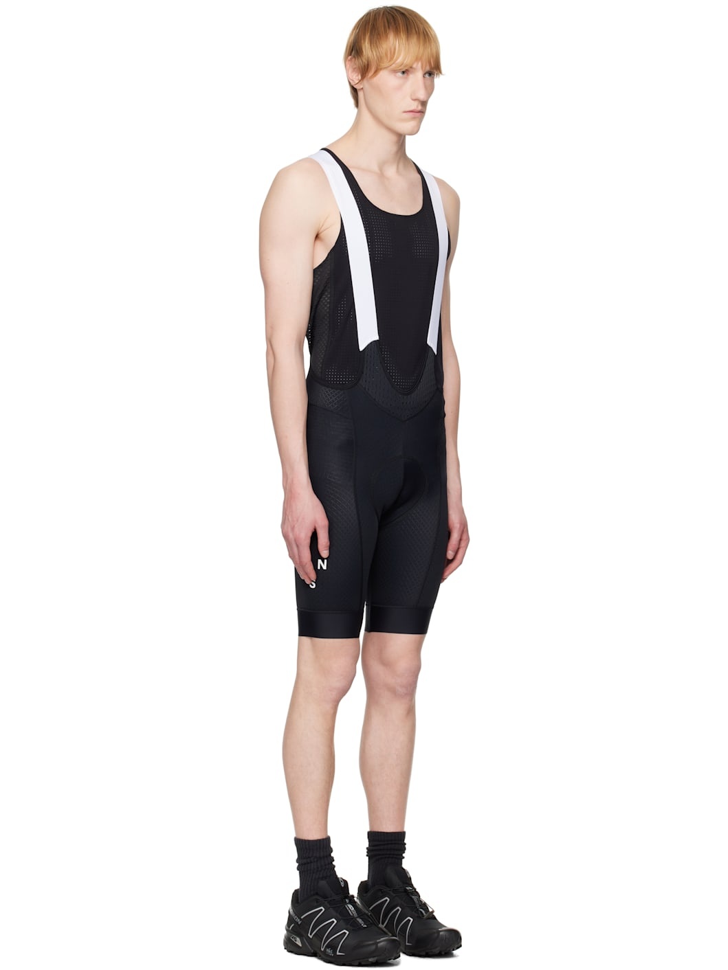Black & White 'Mechanism' Bib Shorts - 2
