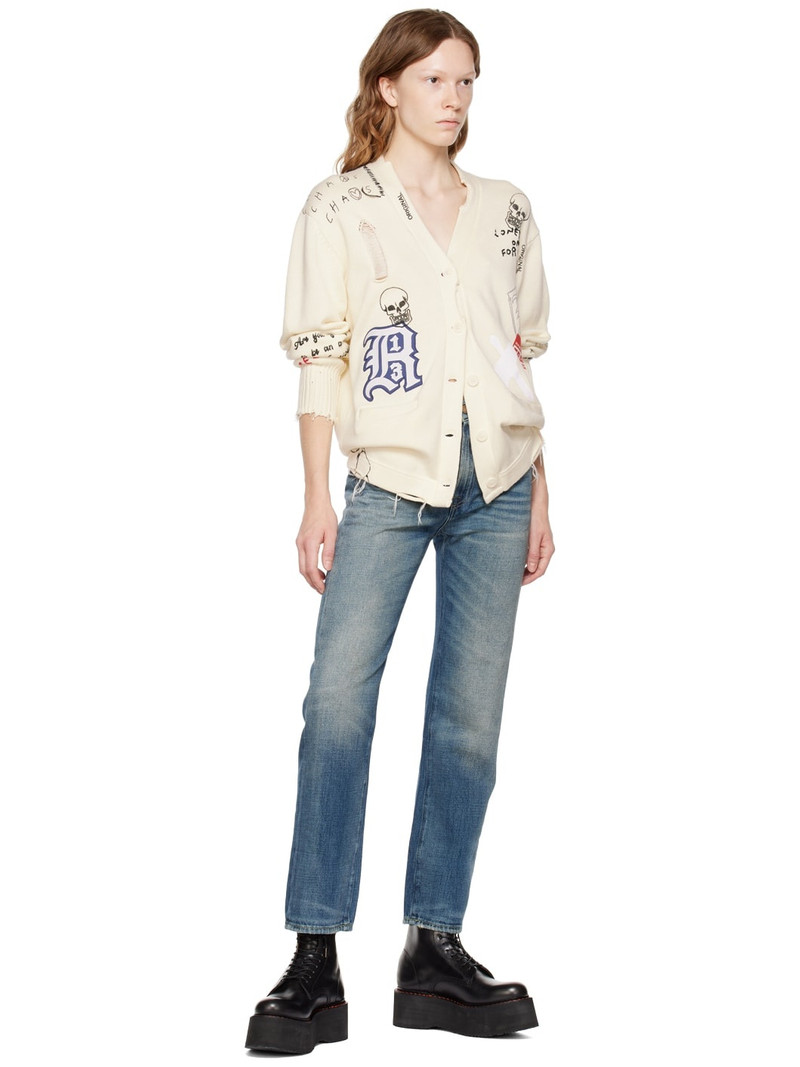 R13 Blue Courtney Slim Jeans outlook