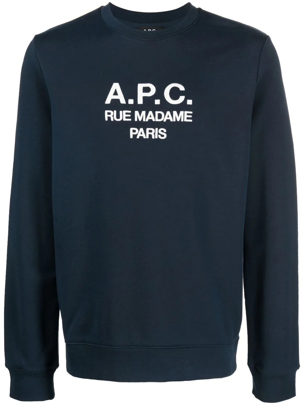 ★【A.P.C.】 Rufus Logo Sweat Shirt★ A.P.C. Rufus logo-embroidered sweatshirt | REVERSIBLE