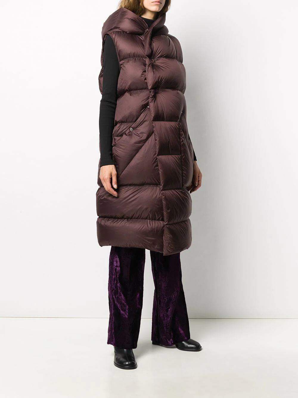 sleeveless puffer jacket - 3