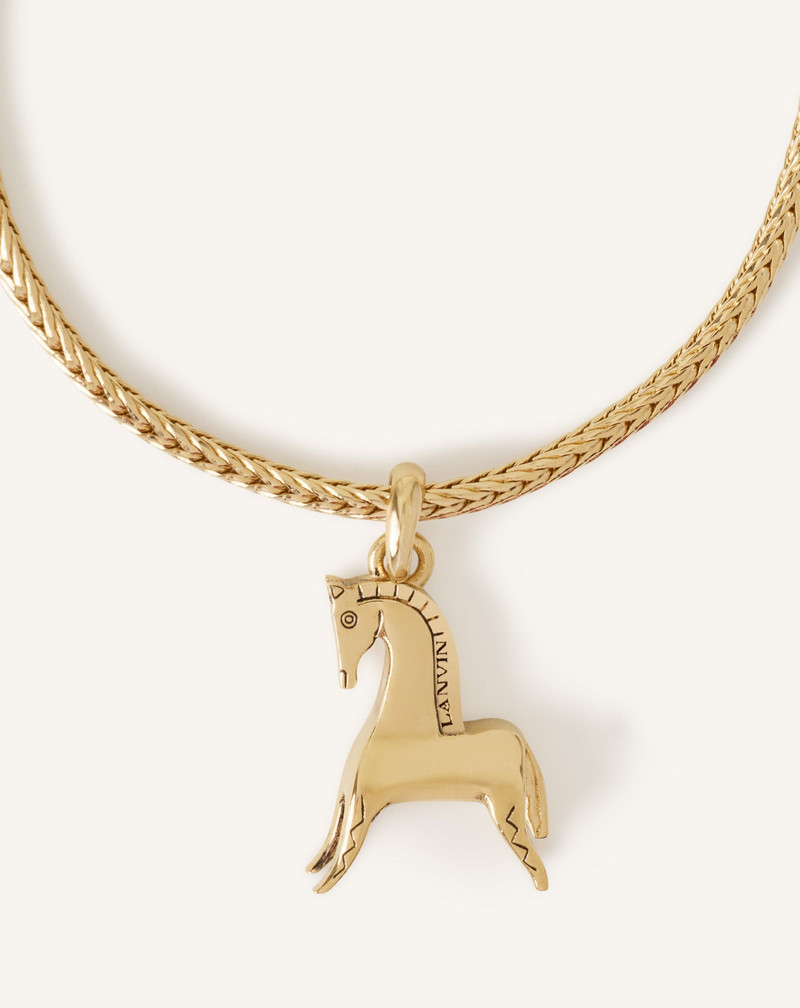 SILVER LUNAR YEAR BRACELET WITH A HORSE PENDANT 3
