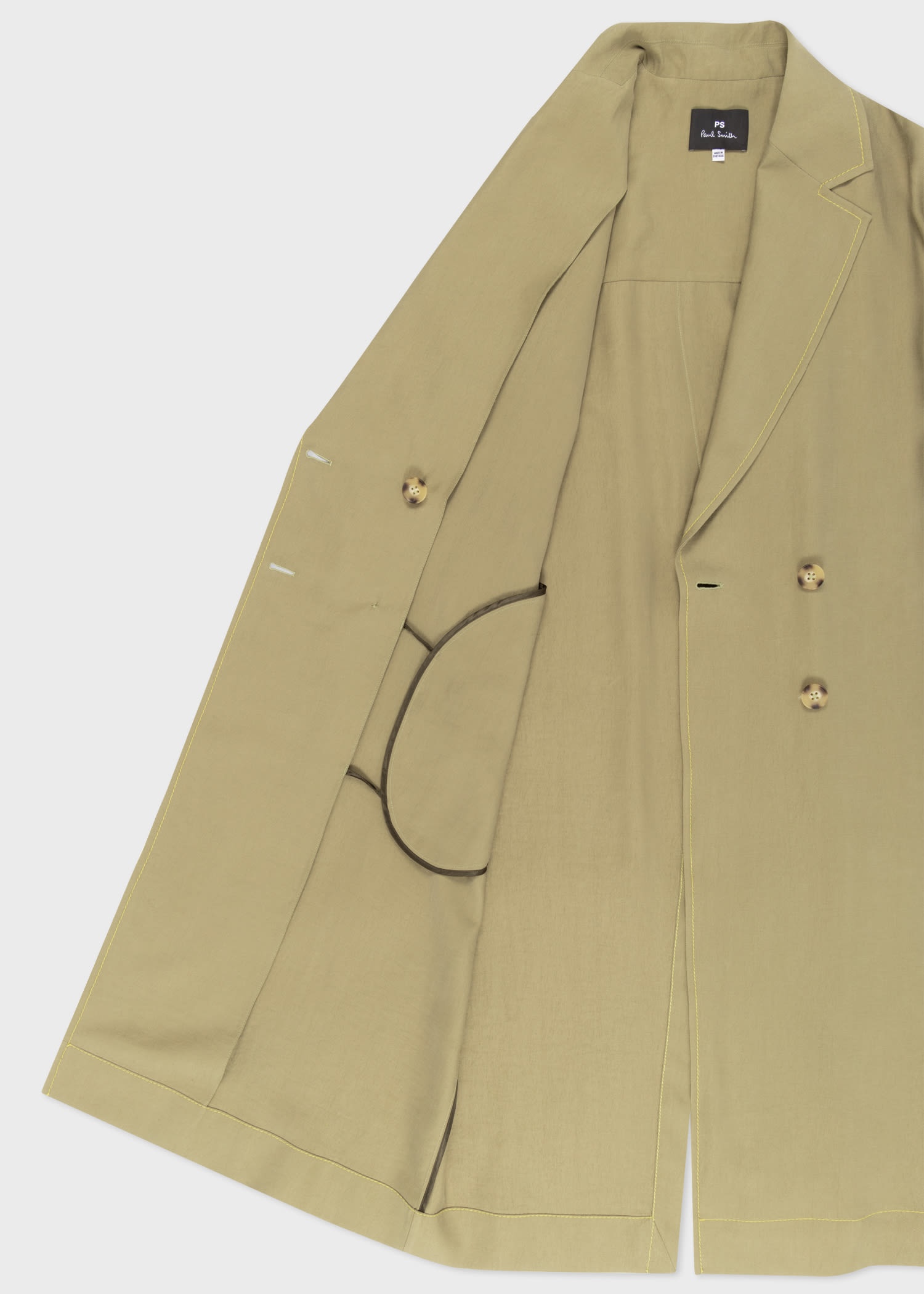 Khaki Trench Coat - 3