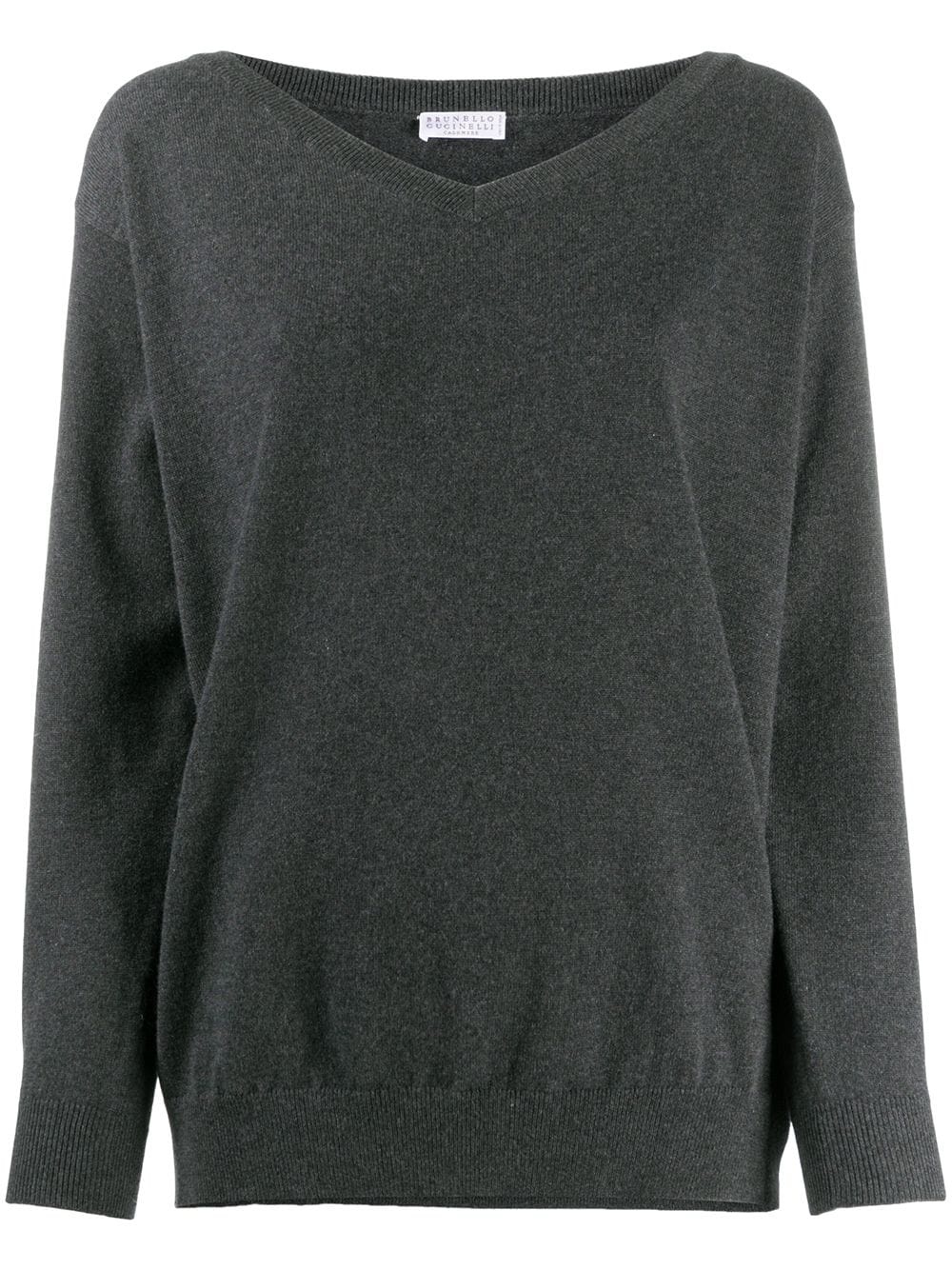 cashmere relaxed jumper - 1