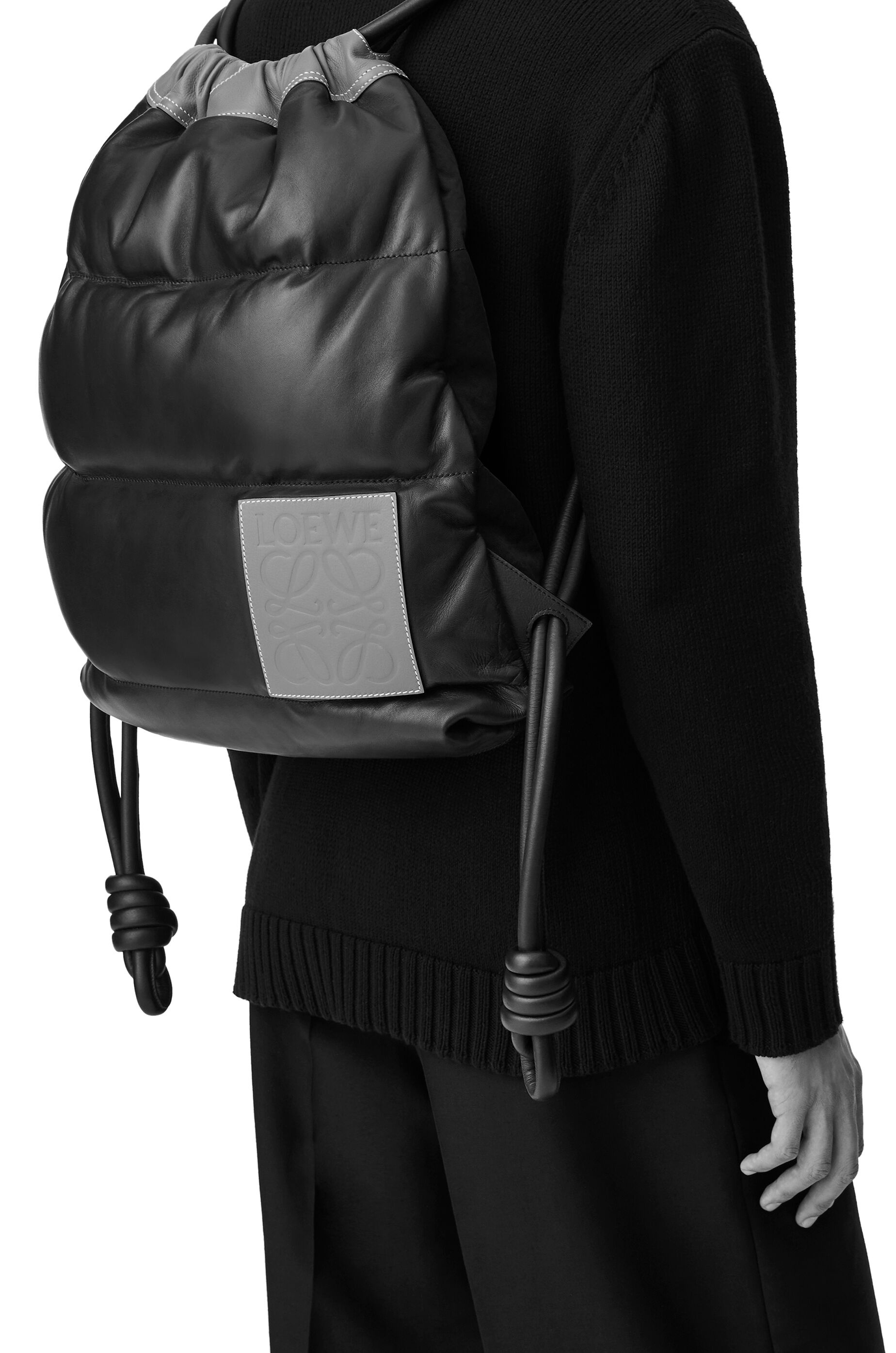 Puffy Yago backpack in nappa calfskin - 7