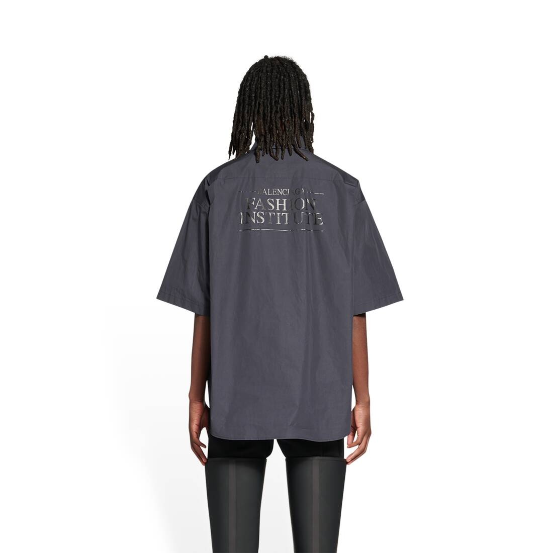 fashion institute short sleeve shirt large fit - 4
