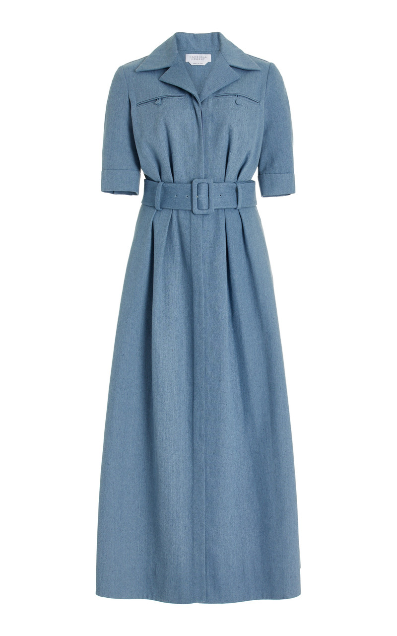 Simone Dress in Upcycled Denim 1