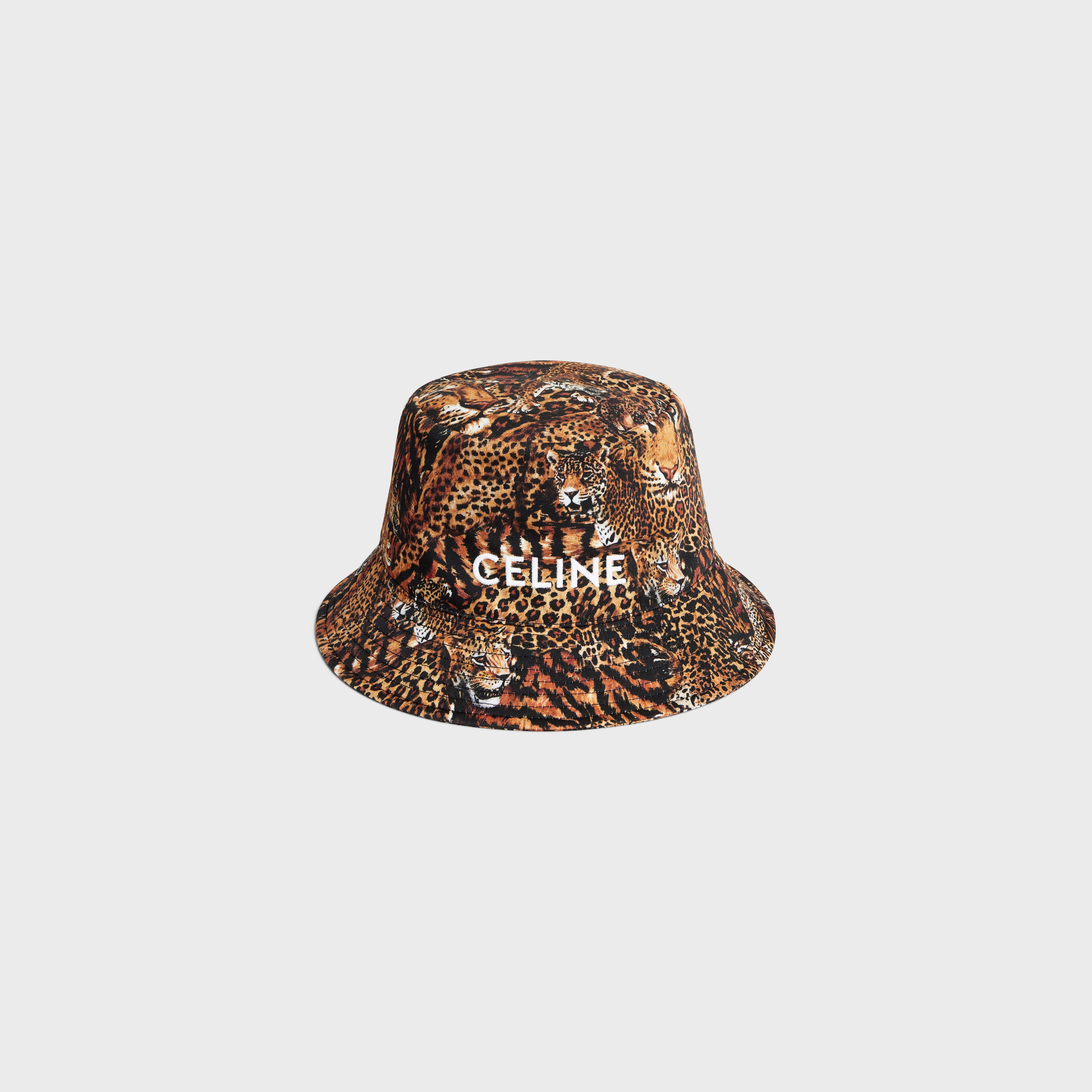CELINE BUCKET HAT IN COTTON GABARDINE - 1