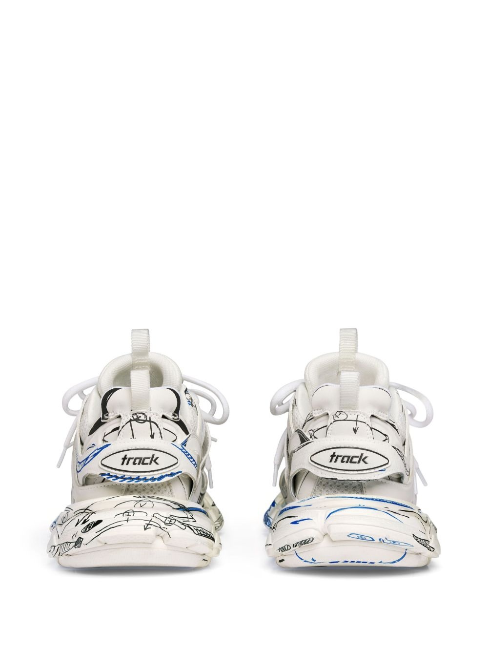 Track logo-print sneakers - 3