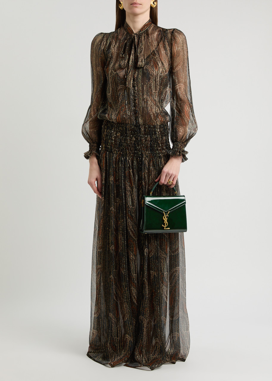 Saint Laurent Cassandra Patent Leather top Handle bag - 5