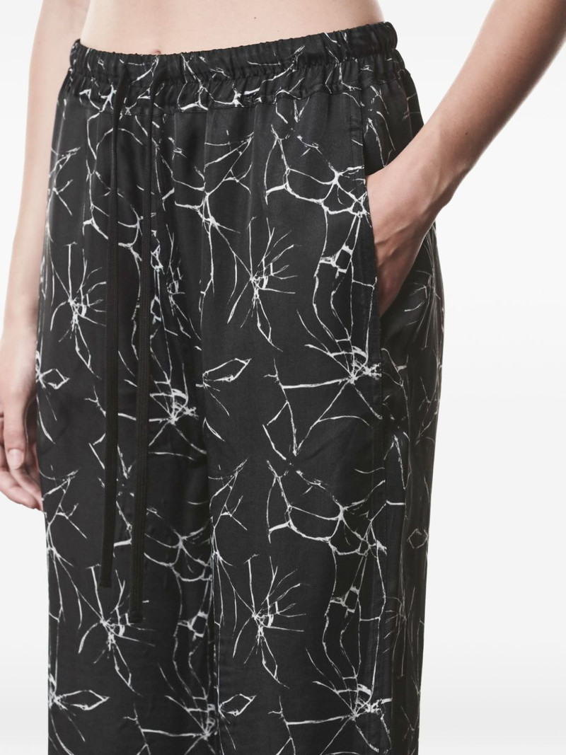 marble print trousers 7