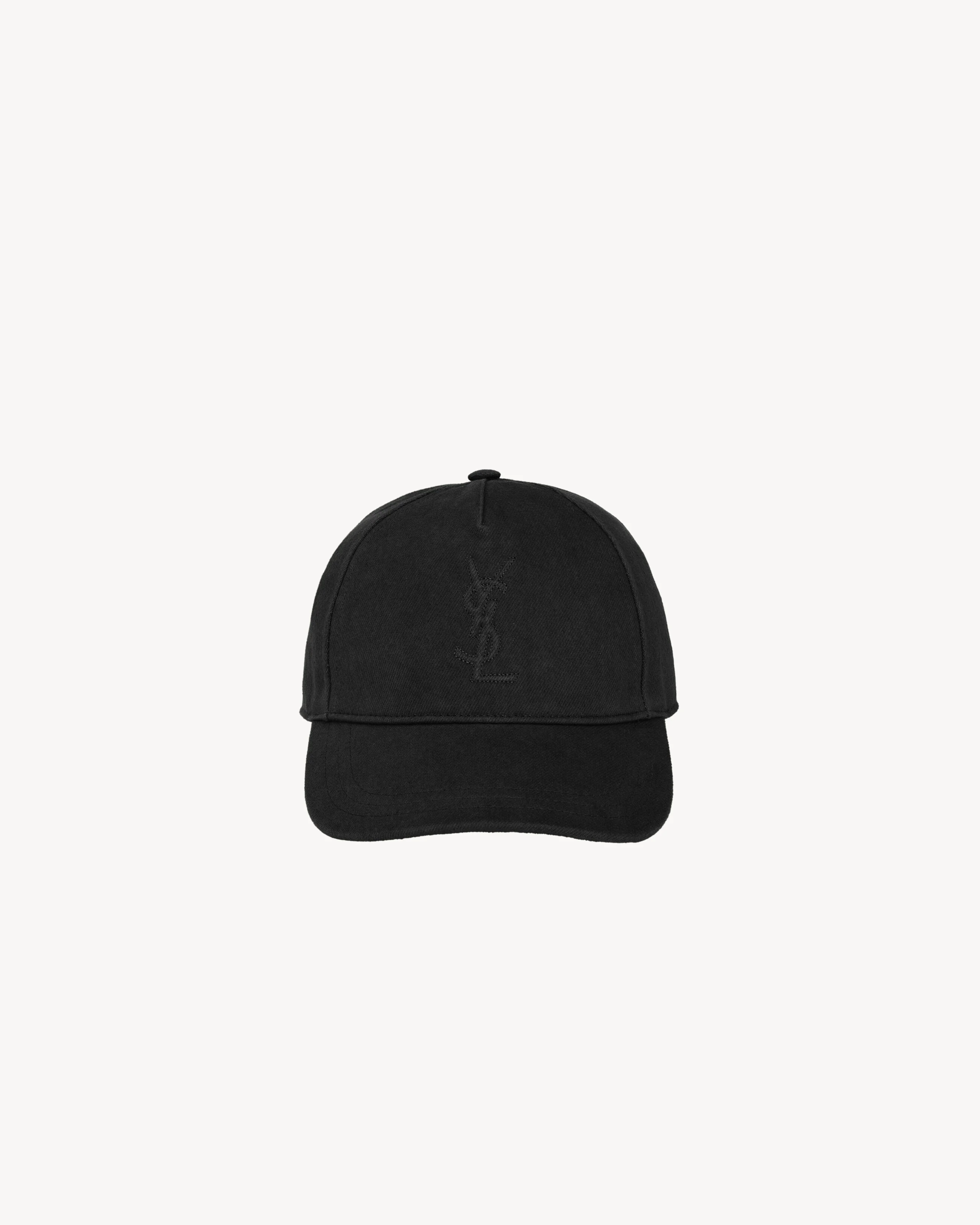CASSANDRE CAP IN COTTON DENIM TWILL - 1